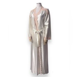 TOM BEZDUDA for BARAD Bridal Peignoir Robe Lace Detail VINTAGE